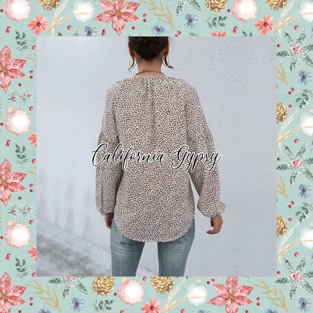 Leopard Print Blouse - Picture 4 of 5